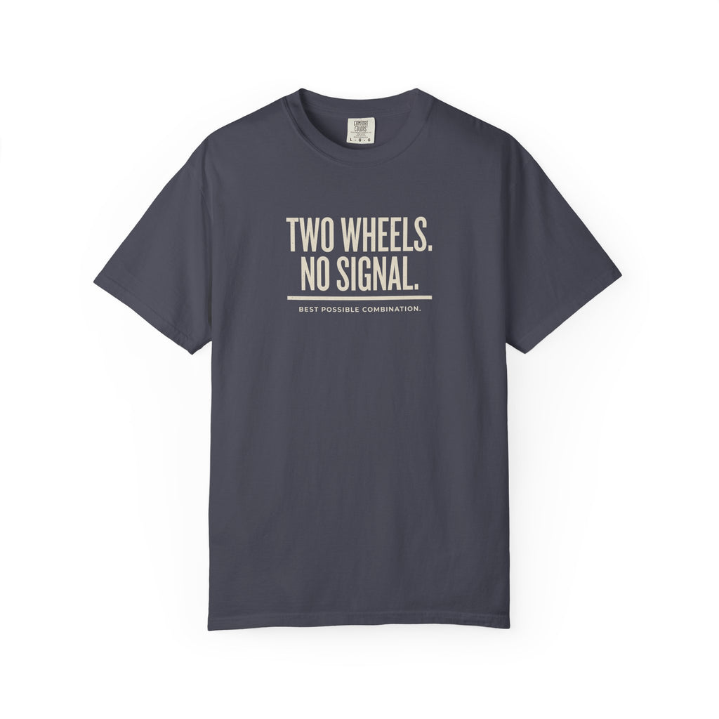 Two Wheels No Signal T-shirt