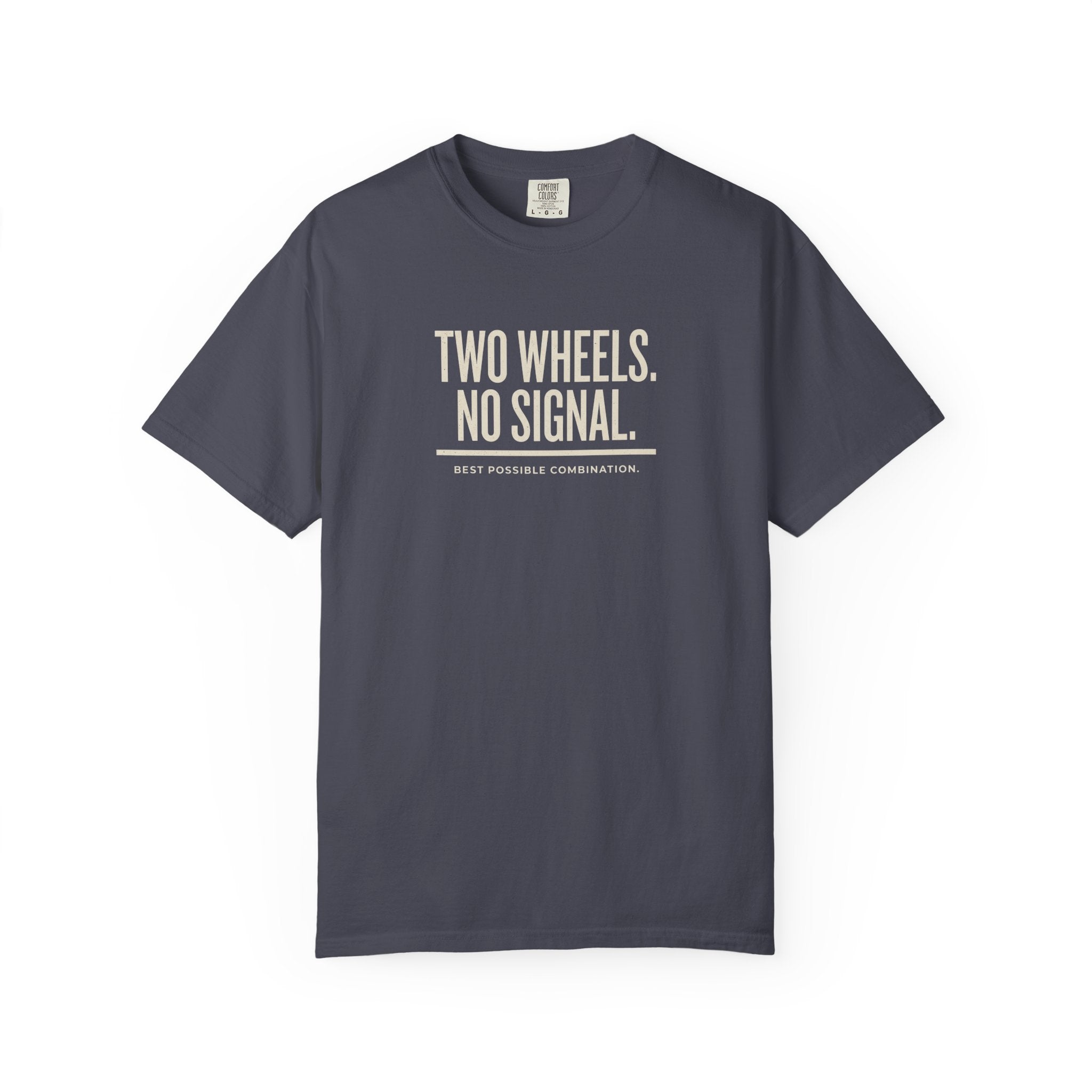 Two Wheels No Signal T-shirt