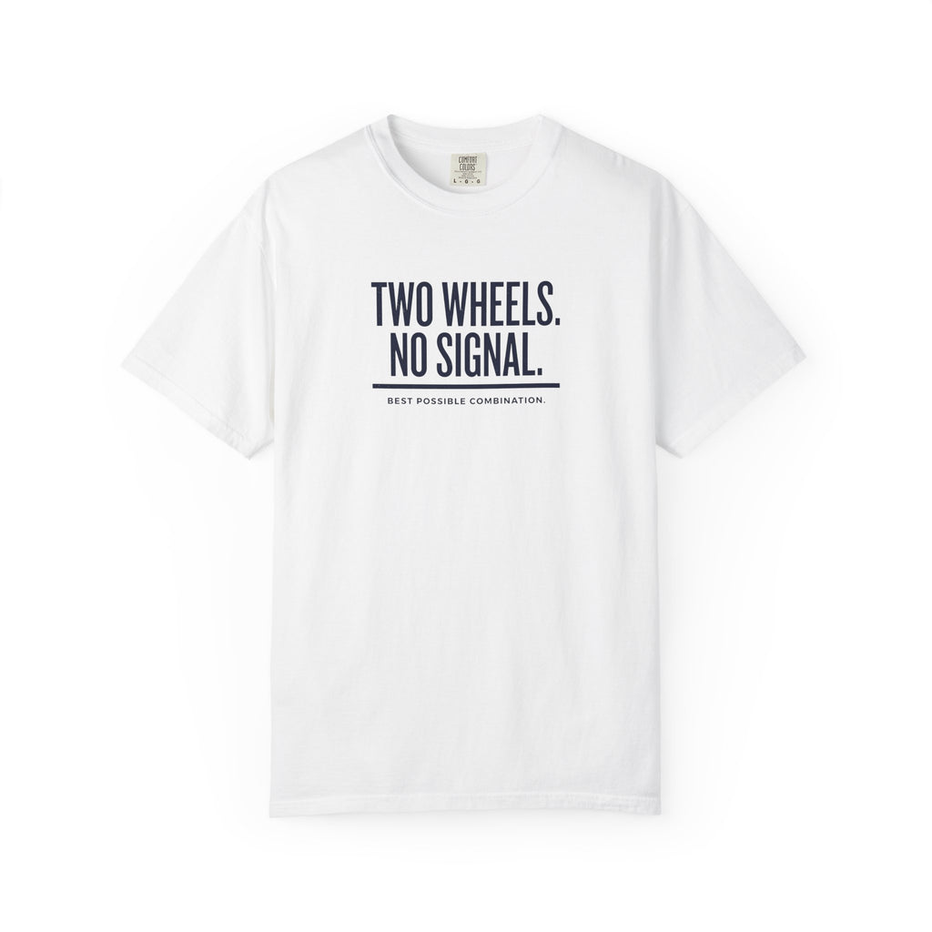 Two Wheels No Signal T-shirt