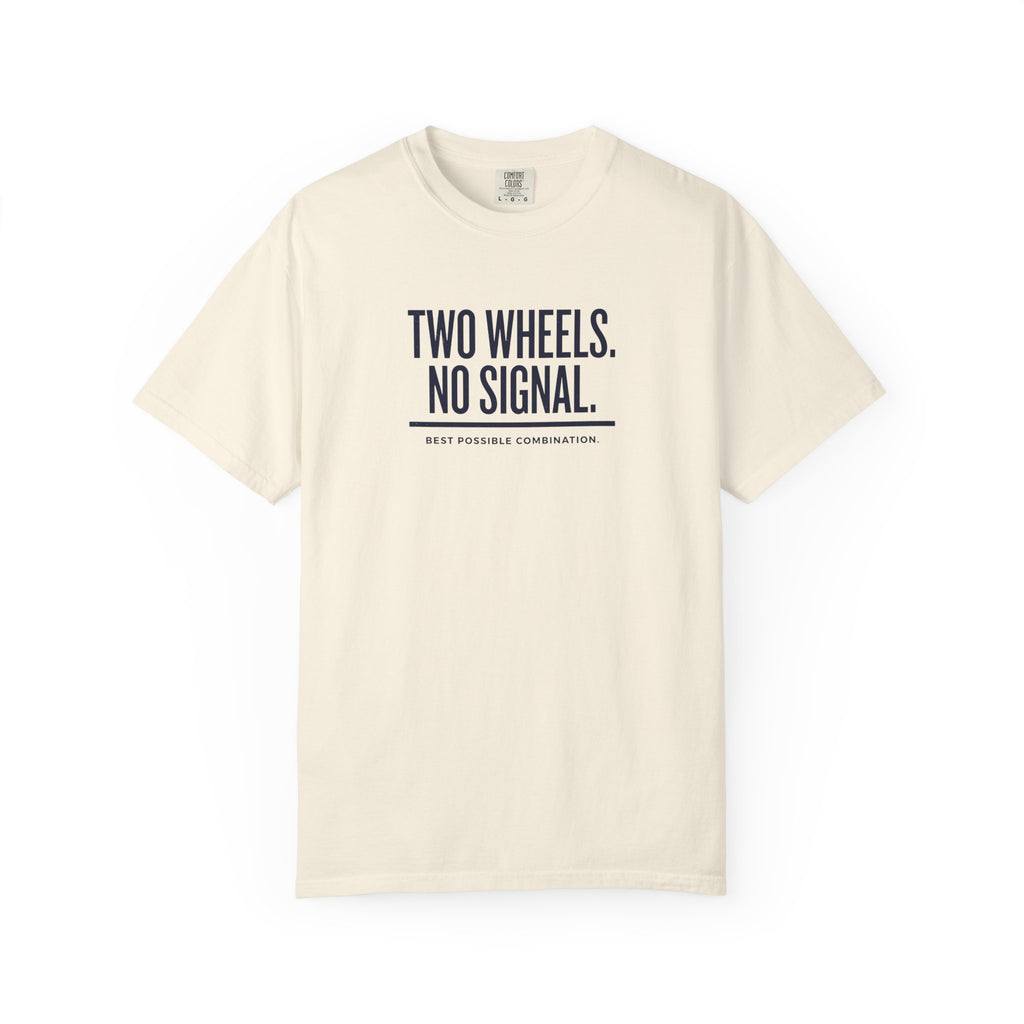 Two Wheels No Signal T-shirt