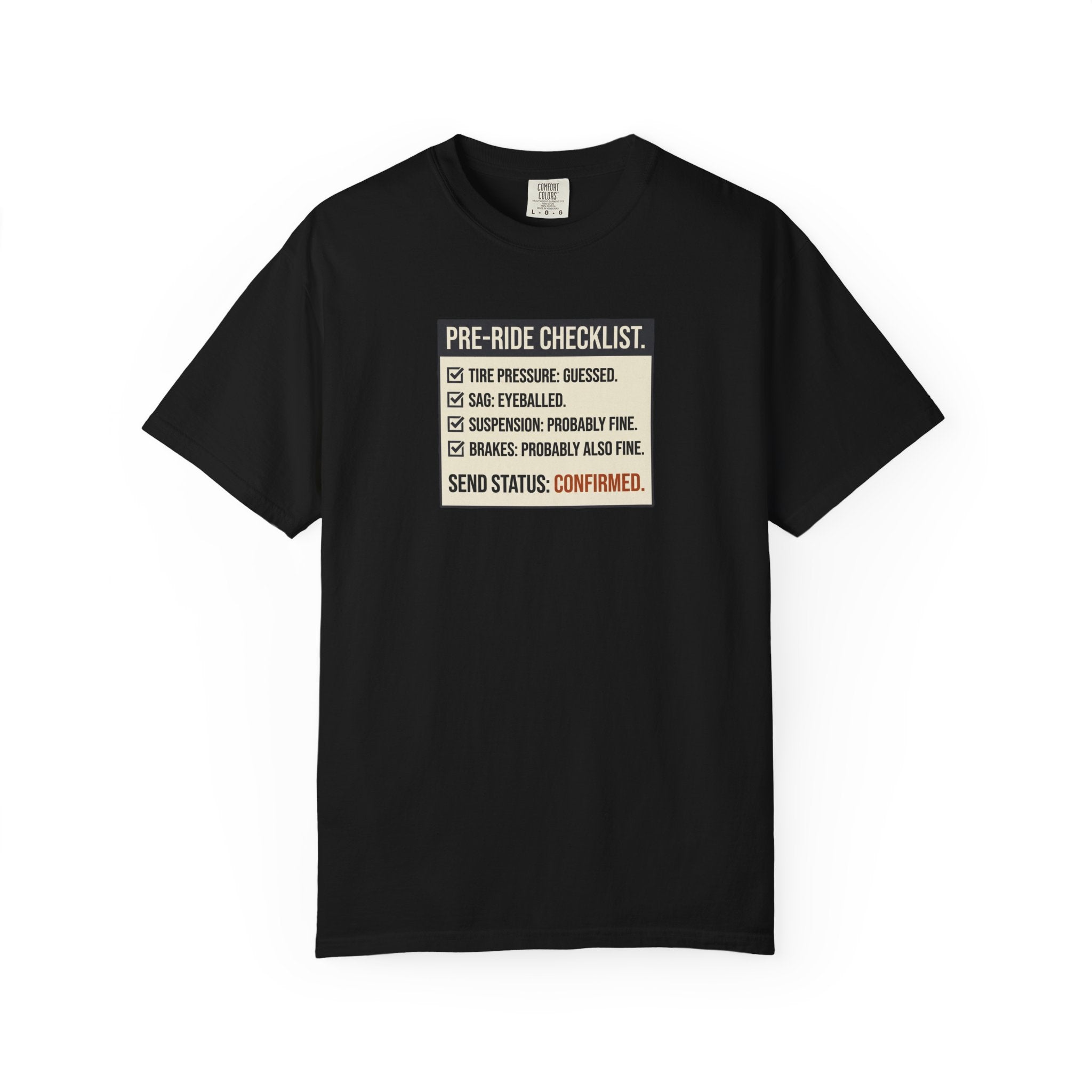 Pre Ride Checklist T-shirt