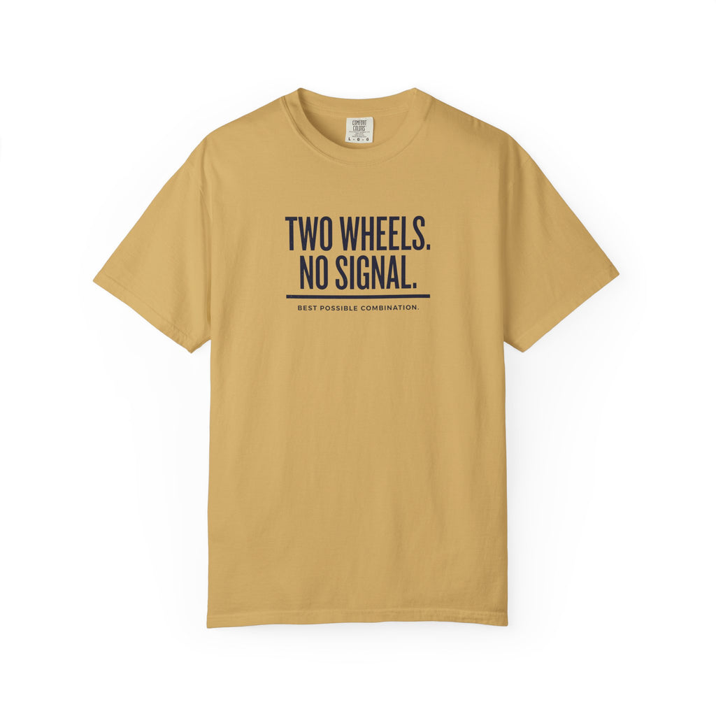 Two Wheels No Signal T-shirt