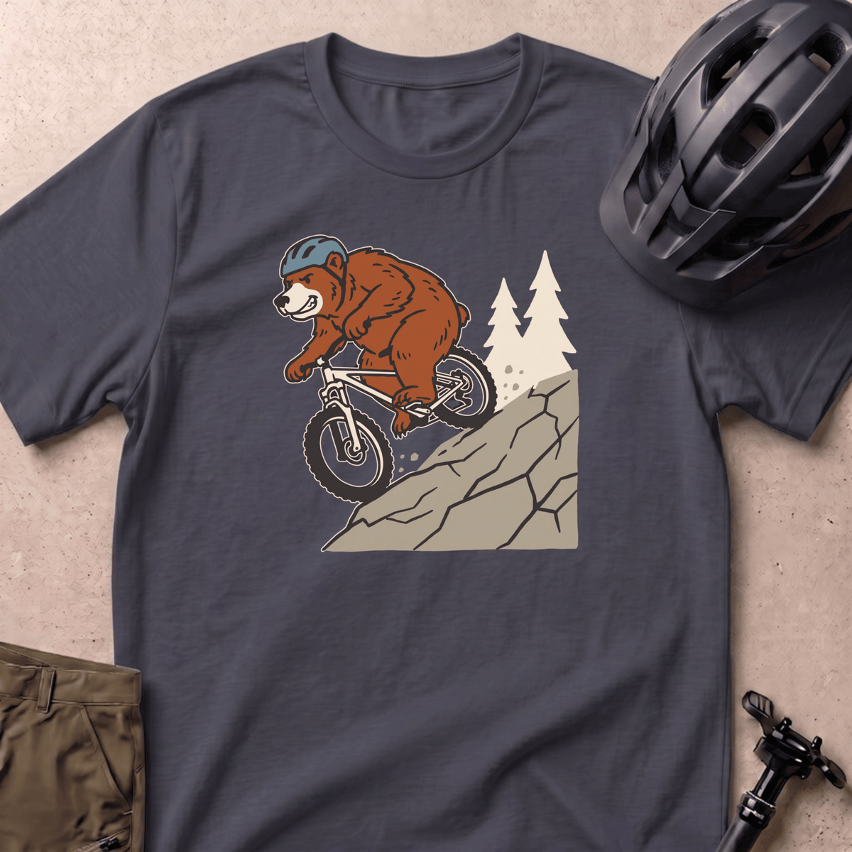 Bear Necessities T-shirt - Navy