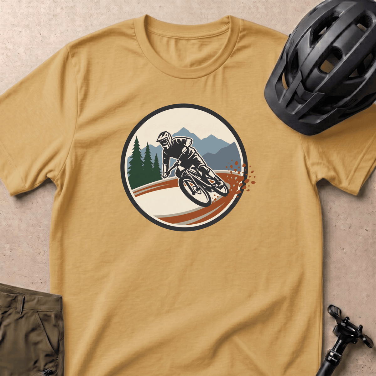 Berm Carve T-shirt - Mustard