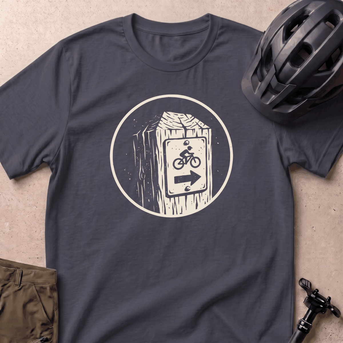 Bikes Allowed T-shirt - Navy