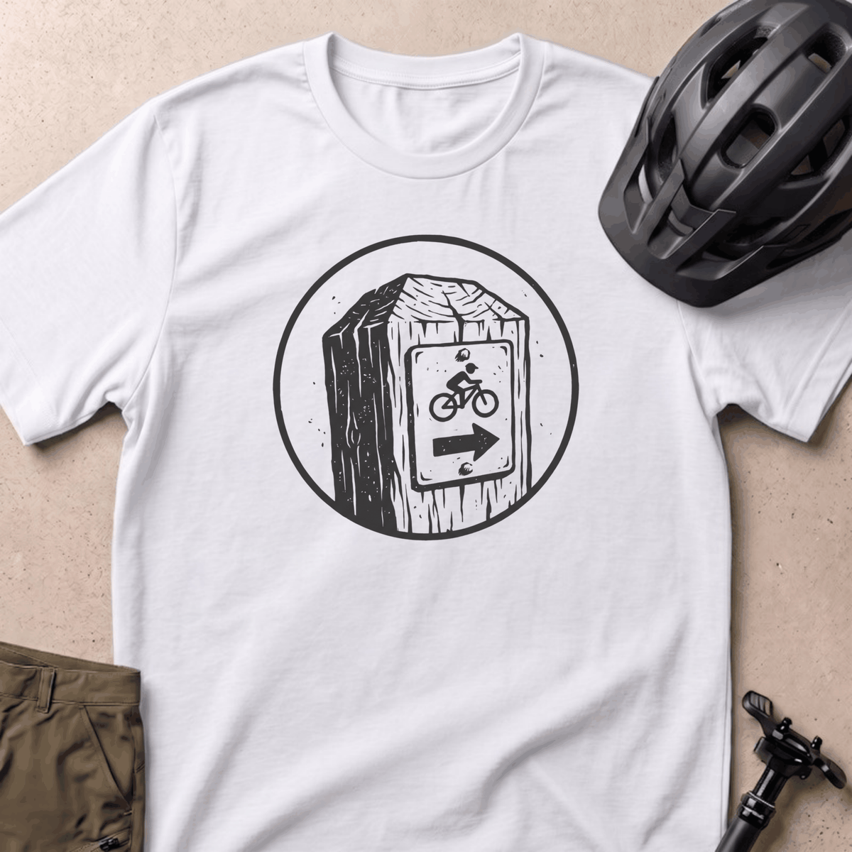 Bikes Allowed T-shirt - White