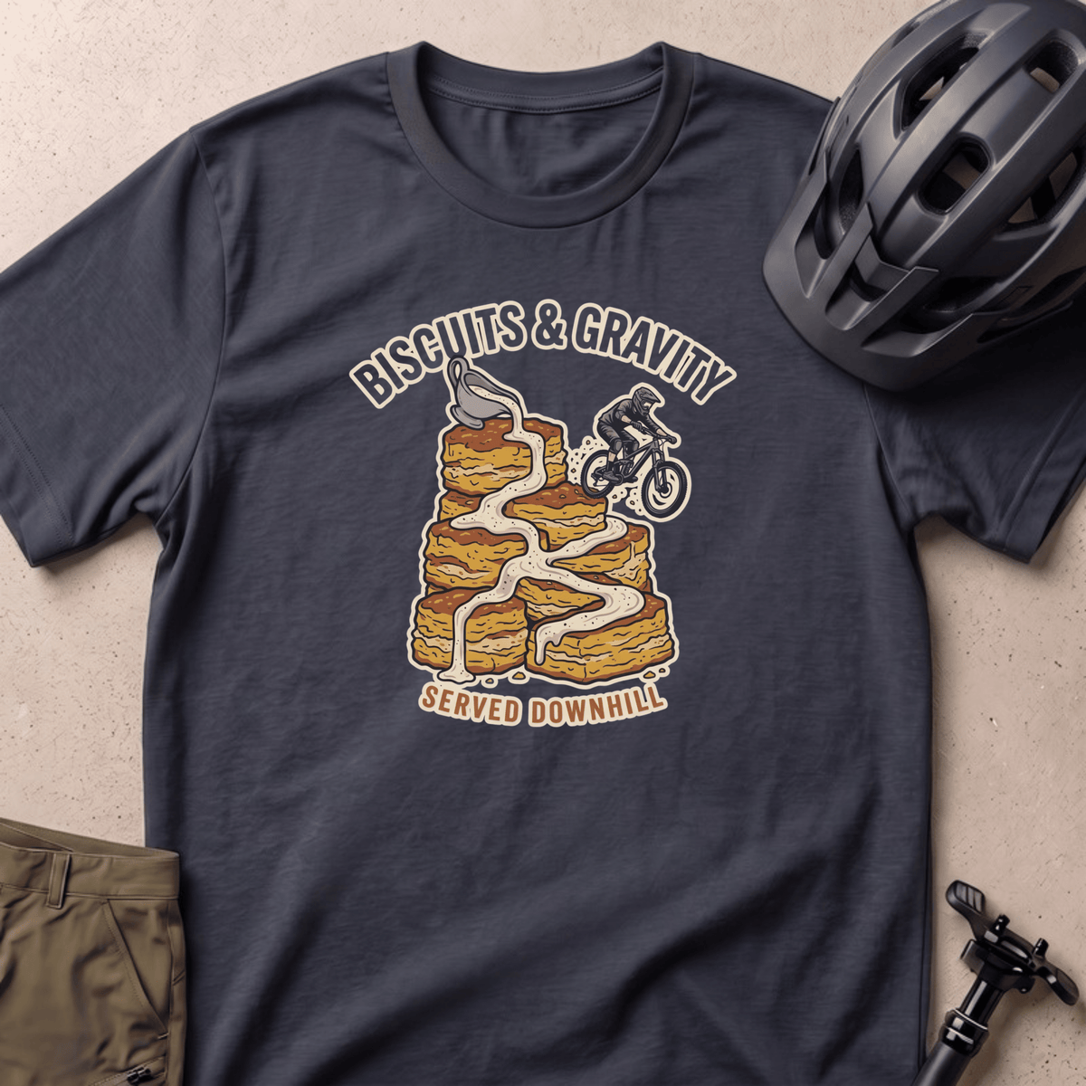 Biscuits and Gravity T-shirt - Black