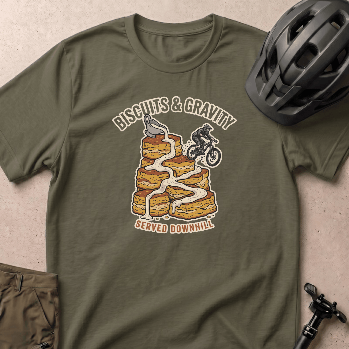 Biscuits and Gravity T-shirt - Hemp