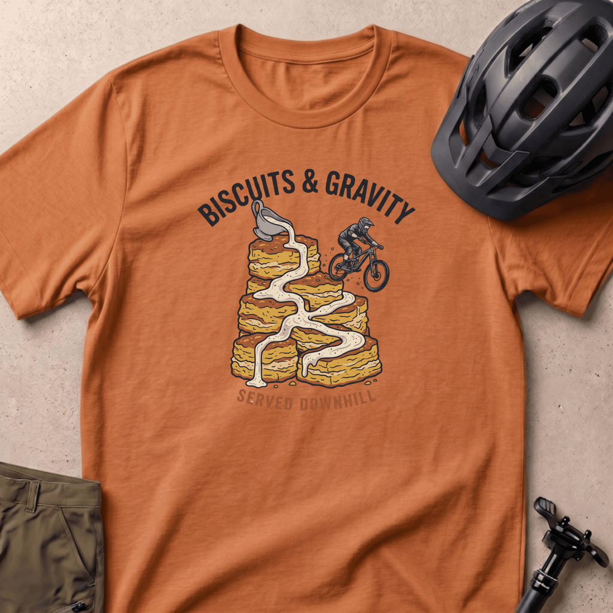Biscuits and Gravity T-shirt - Yam