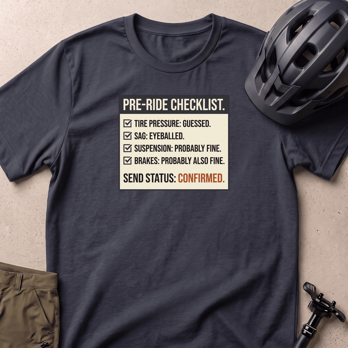 Pre Ride Checklist T-shirt
