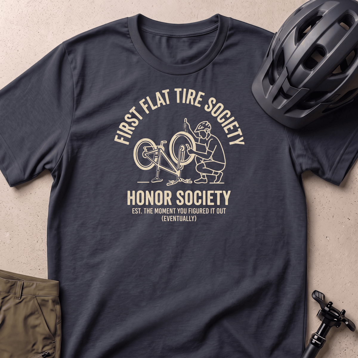 First Flat Tire Society T-shirt