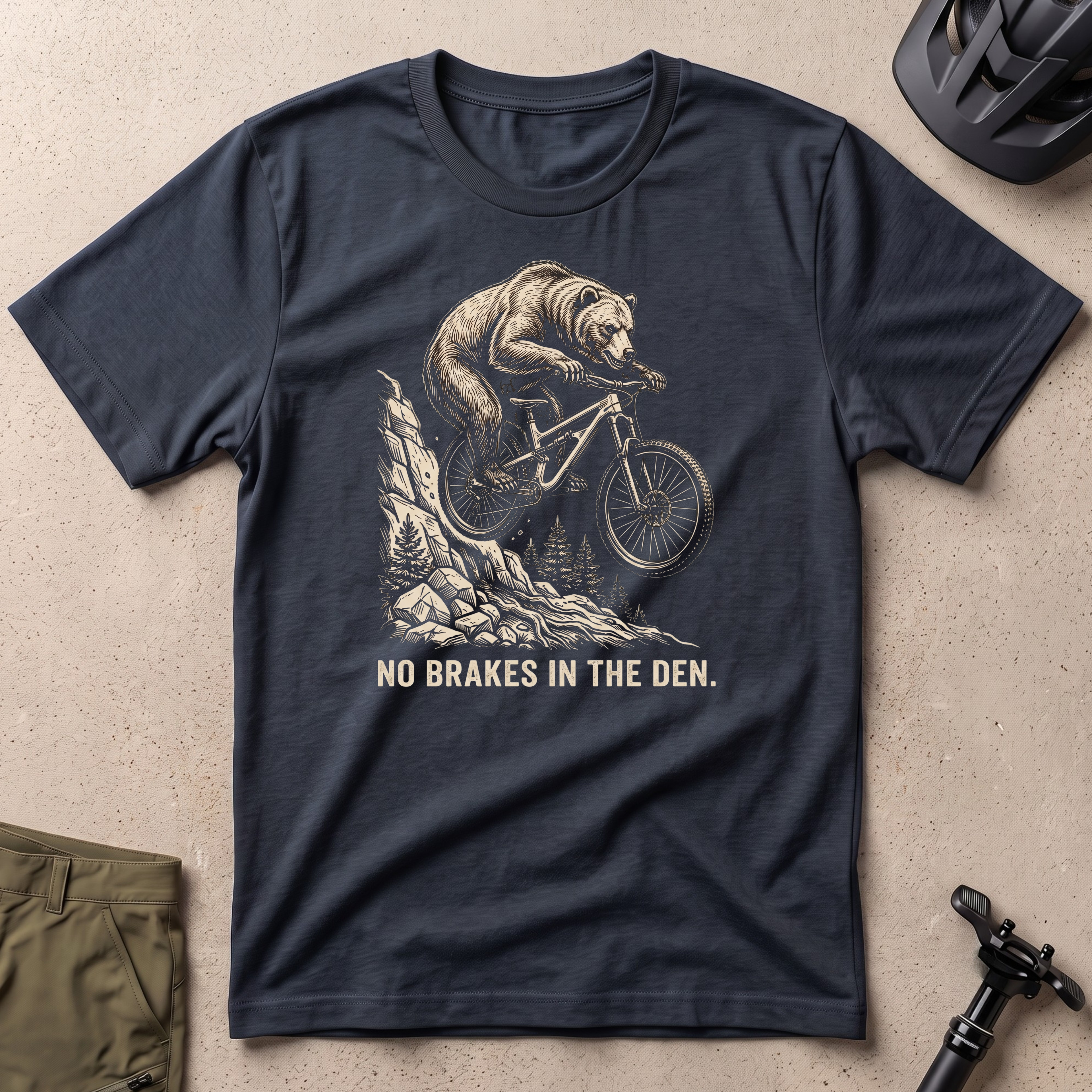 No Brakes In The Den T-shirt