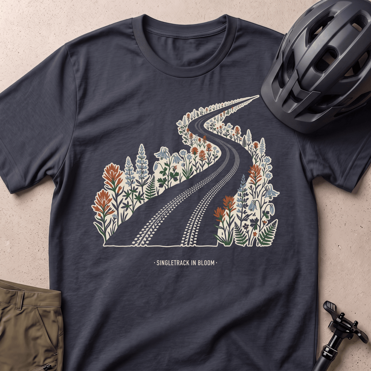 Singletrack In Bloom T-shirt
