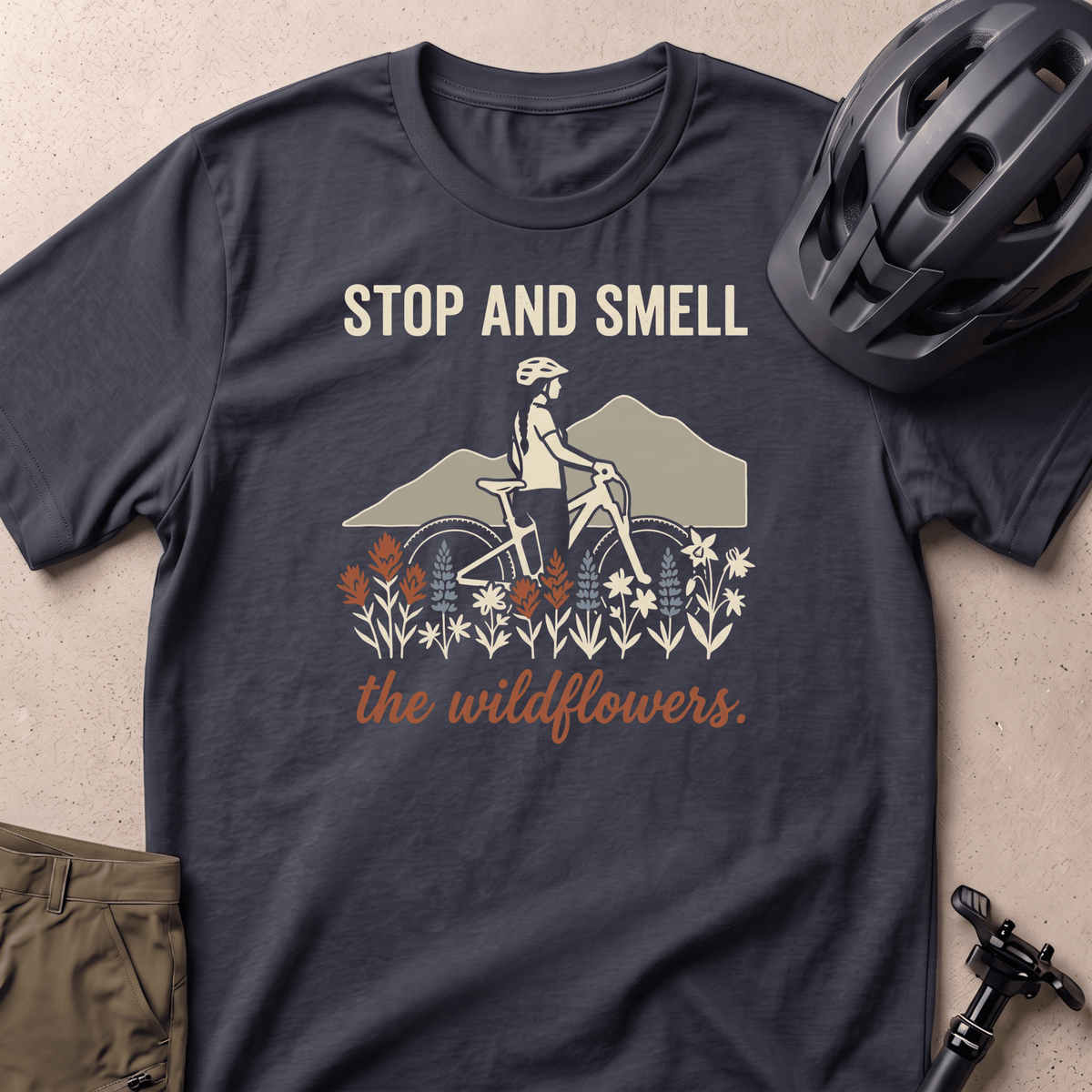 Stop Smell Wildflowers T-shirt