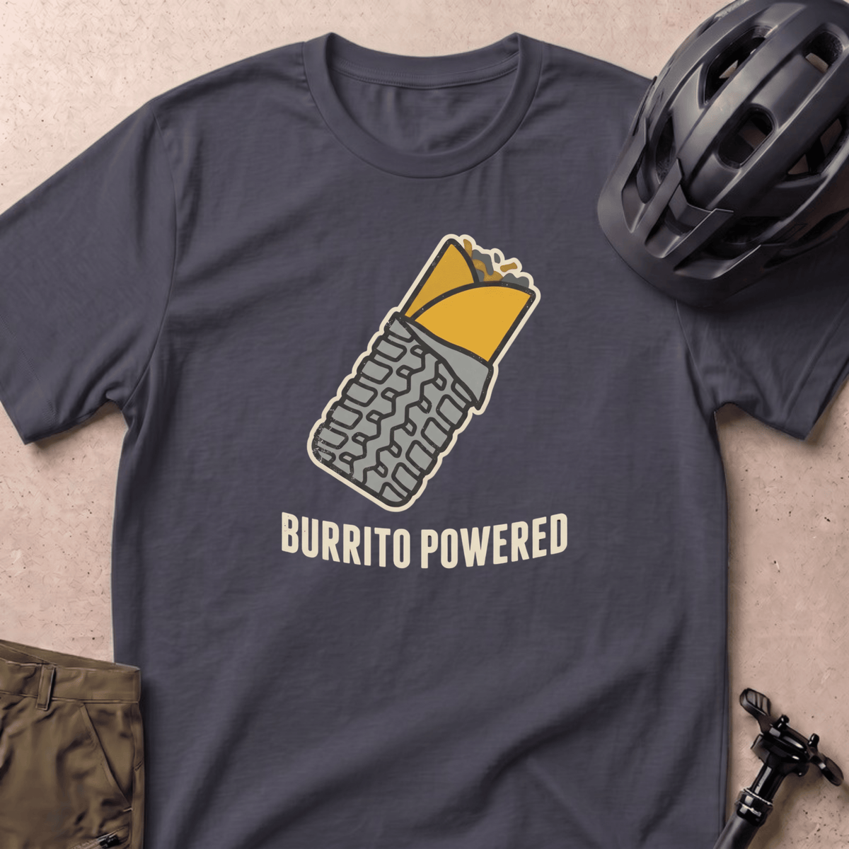 Burrito Powered T-shirt - Navy