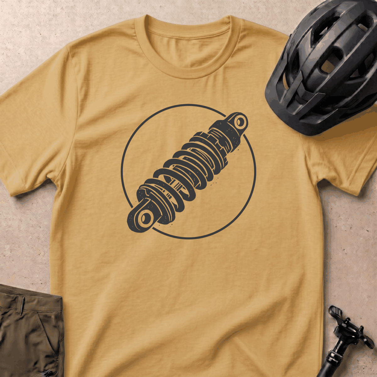 Coil T-shirt - Mustard