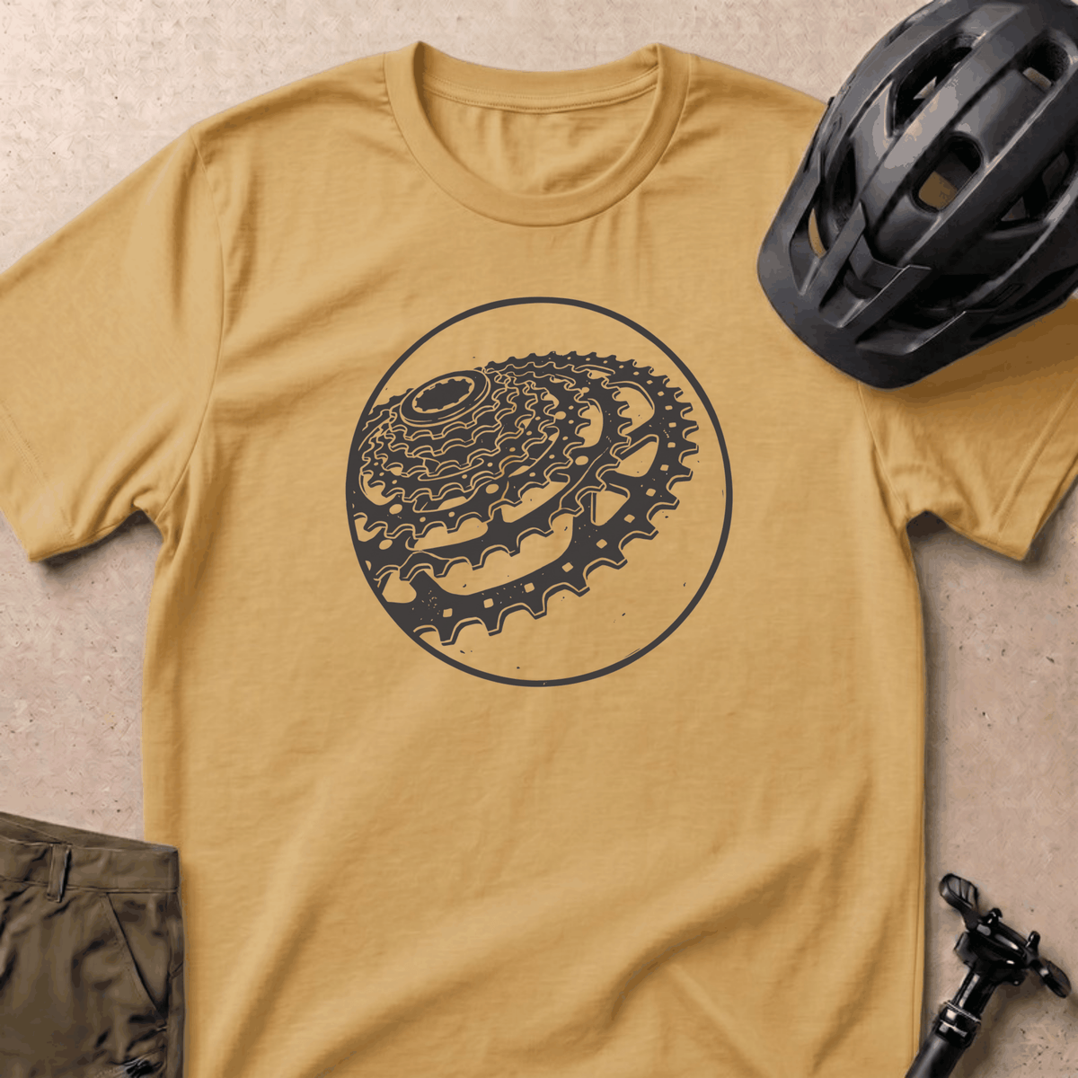 Dinner Plate T-shirt - Mustard