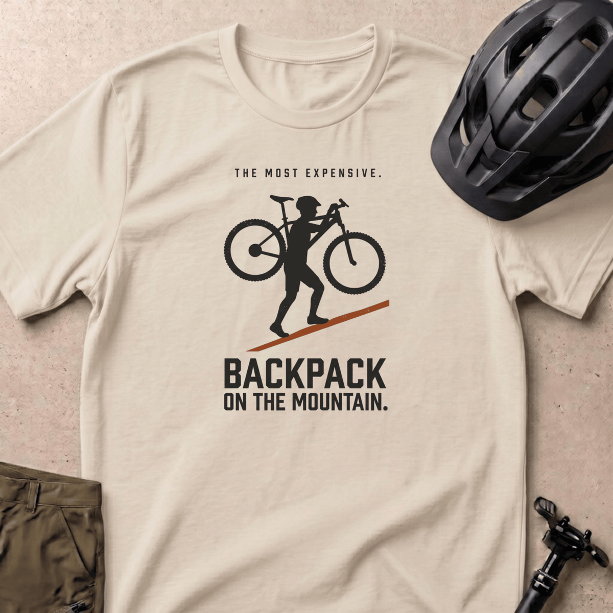 Expensive Backpack T-shirt - Ivory