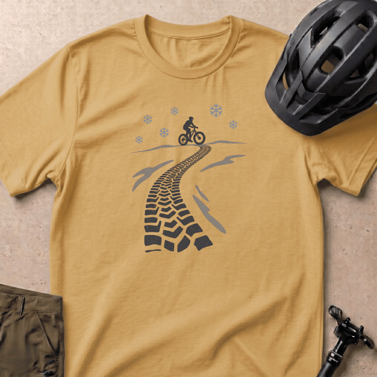 Fat Tire T-shirt - Mustard