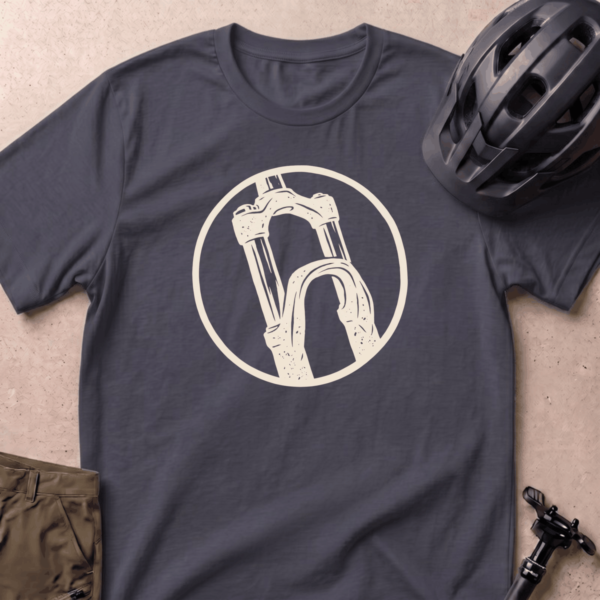 Fork Arch T-shirt - Navy