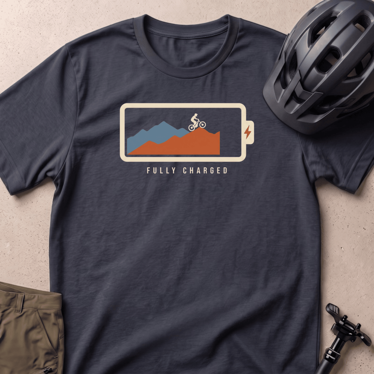 Fully Charged T-shirt - Black