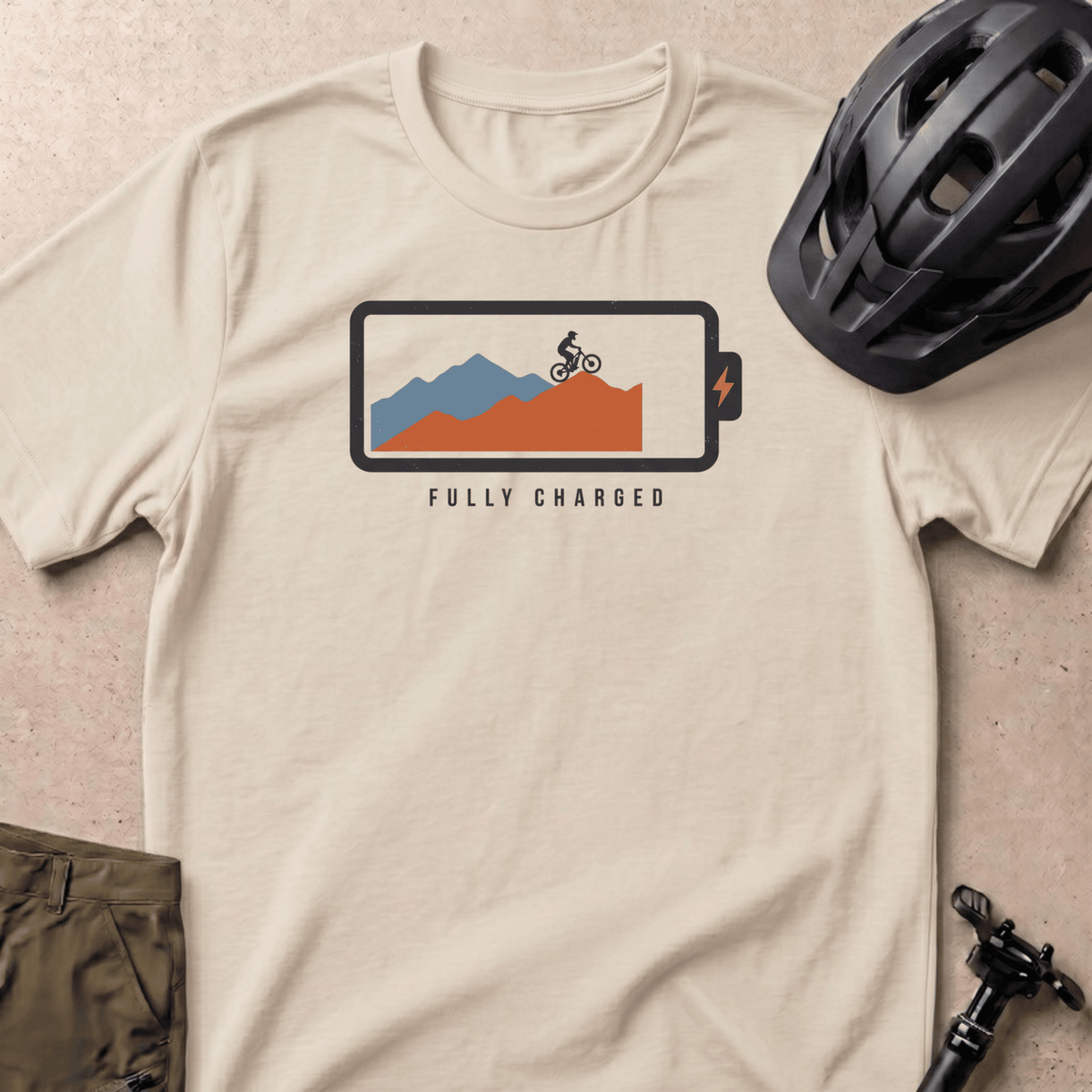 Fully Charged T-shirt - Ivory