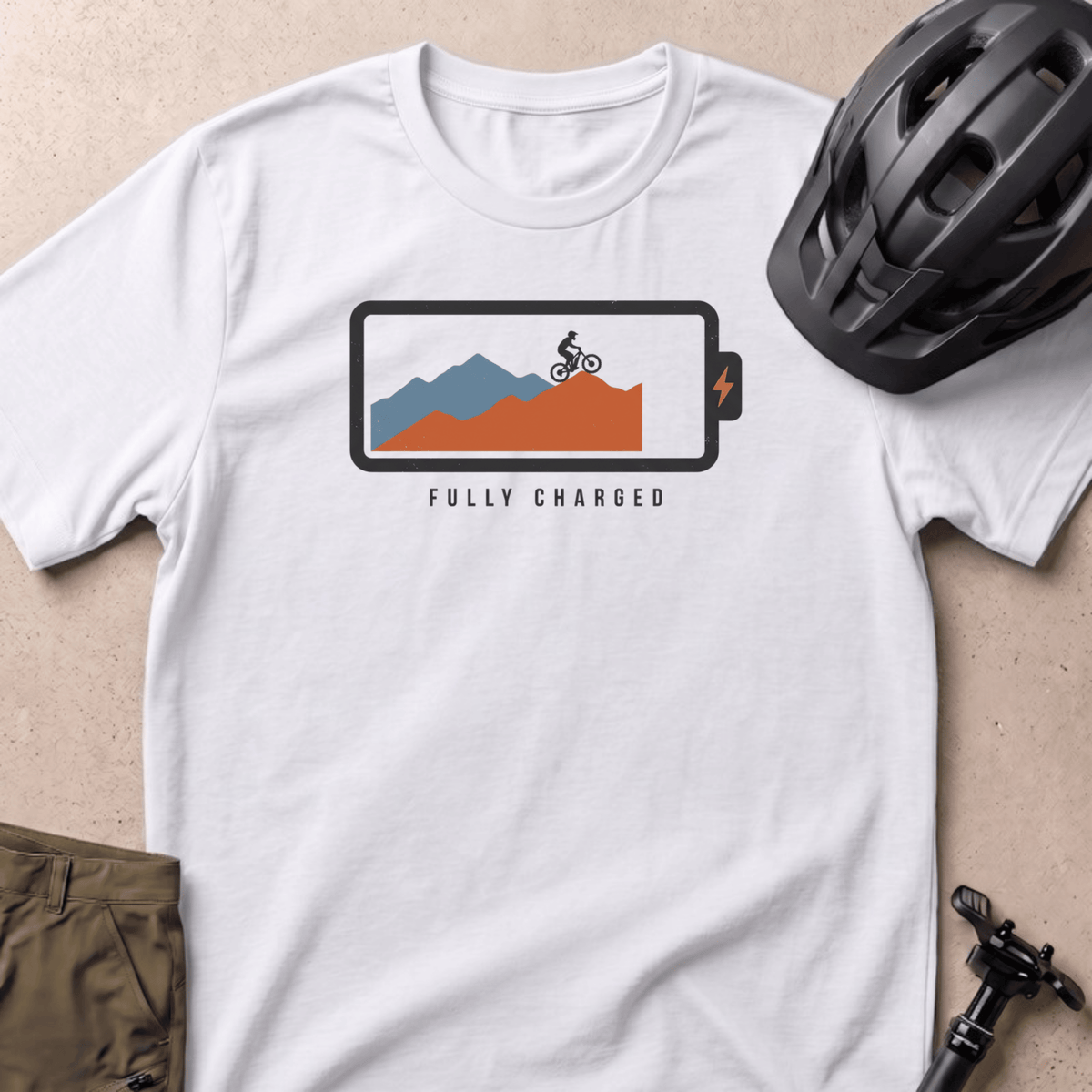 Fully Charged T-shirt - White