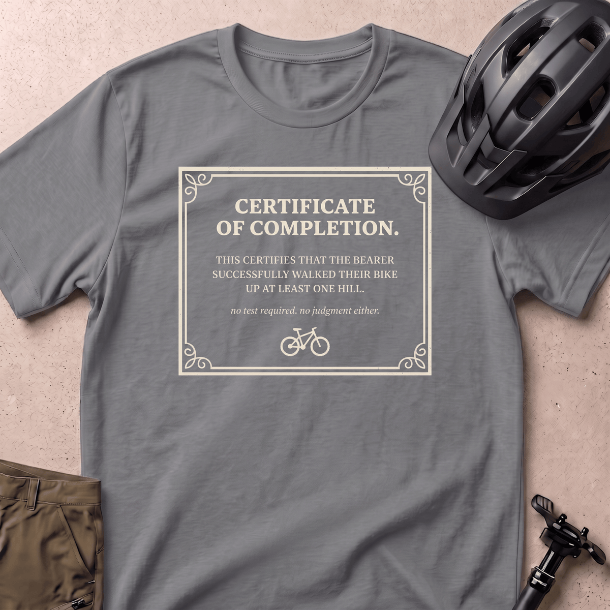 Certificate of Completion T-shirt
