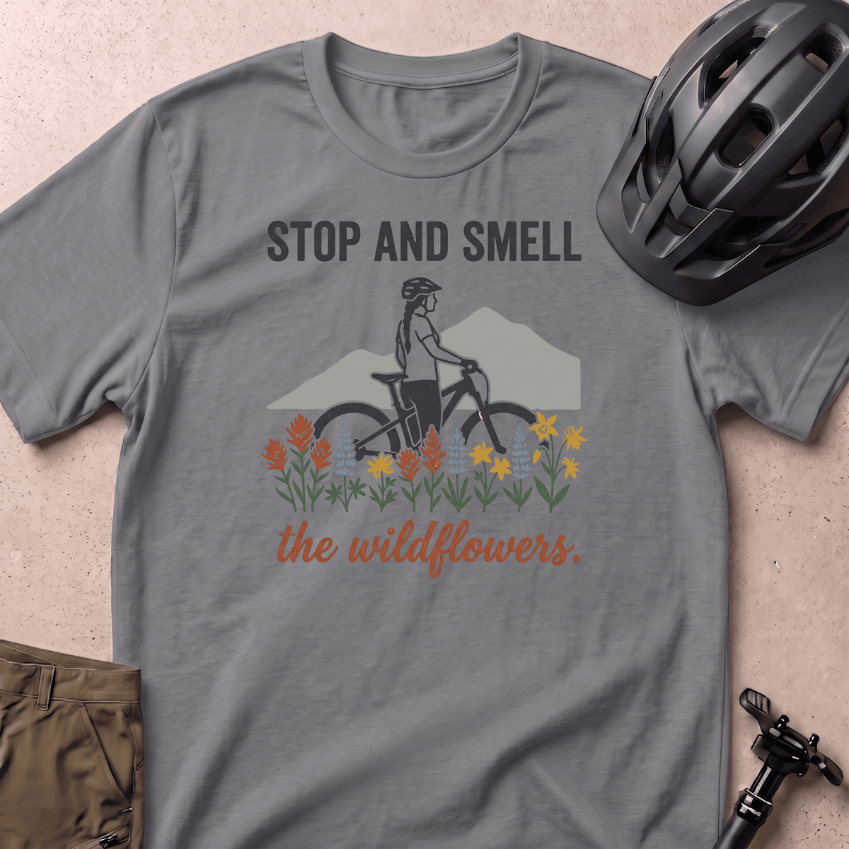 Stop Smell Wildflowers T-shirt