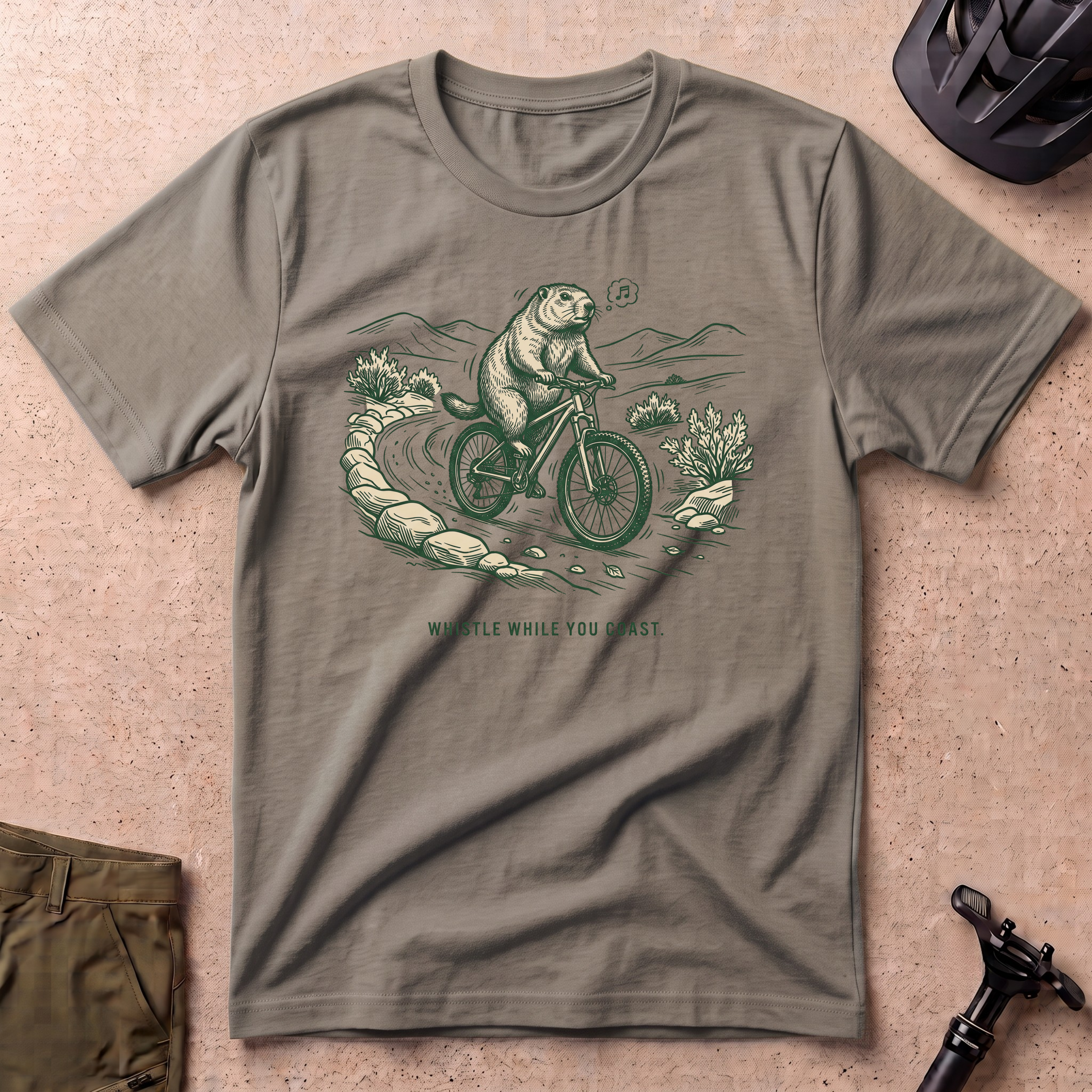 Whistle While You Coast T-shirt
