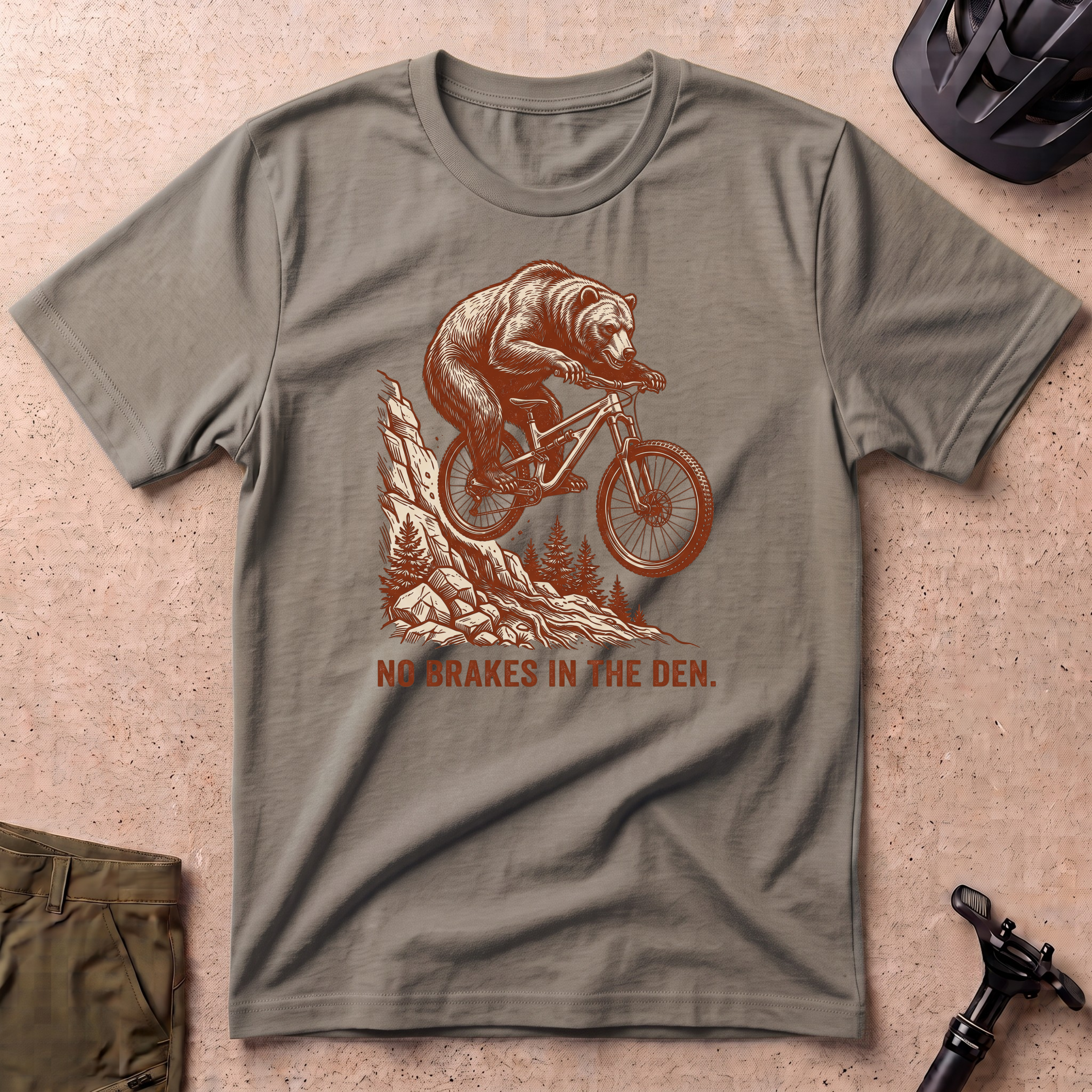 No Brakes In The Den T-shirt