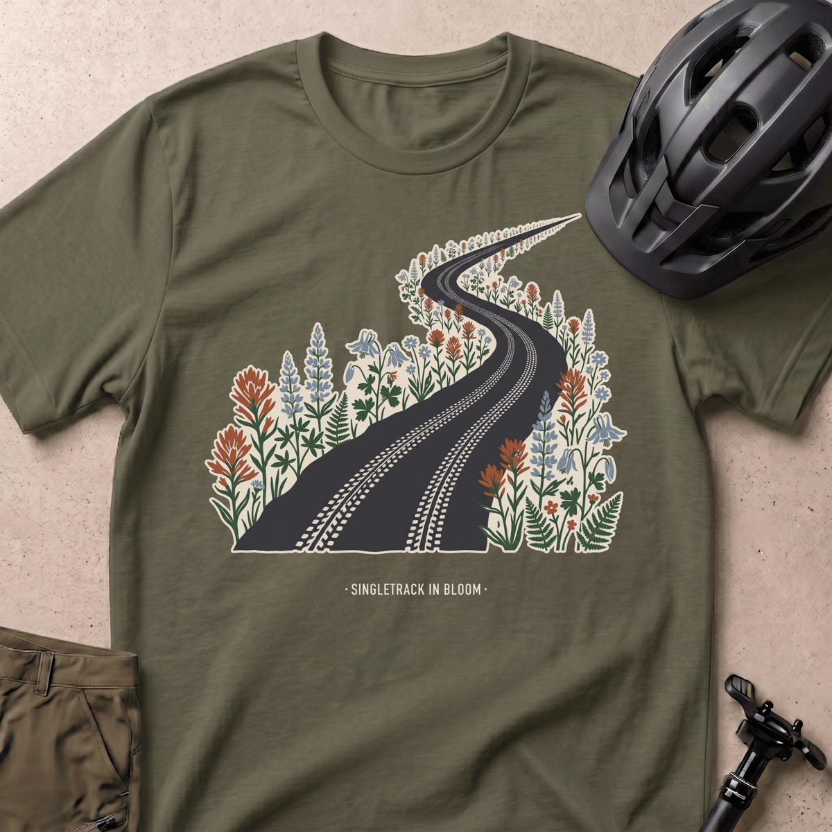 Singletrack In Bloom T-shirt