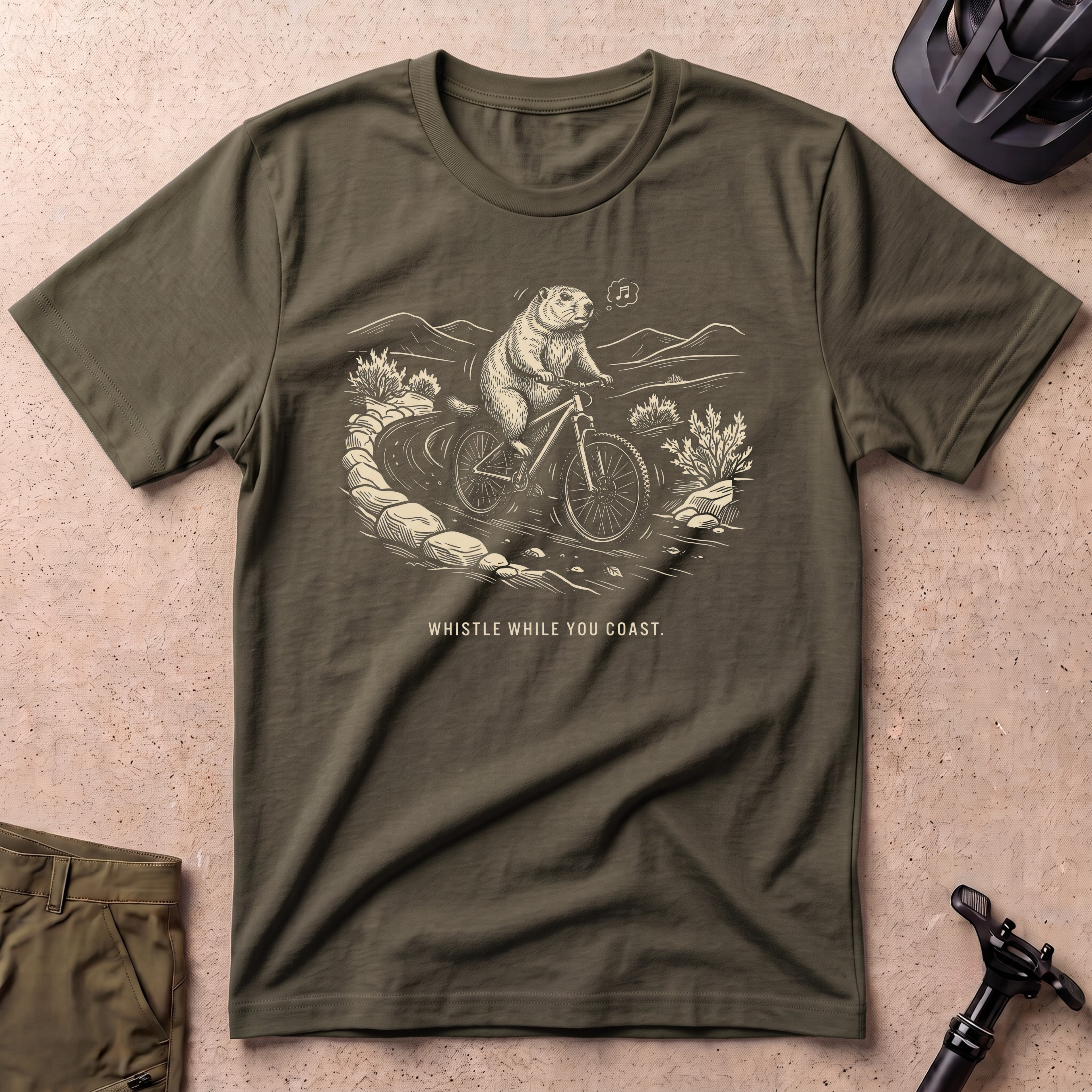 Whistle While You Coast T-shirt