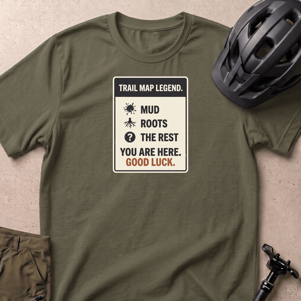 Trail Map Legend T-shirt