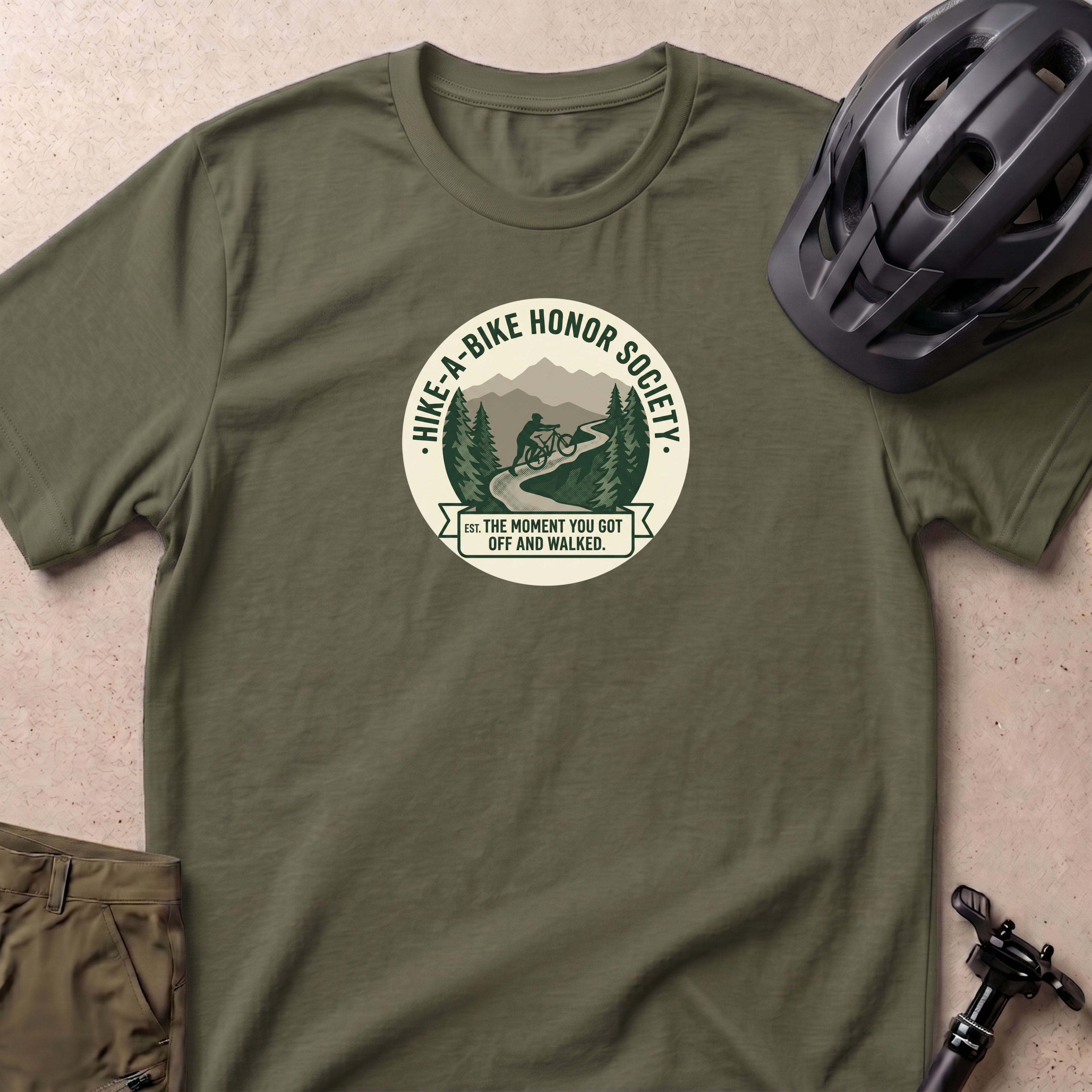 Hike-A-Bike Badge T-shirt