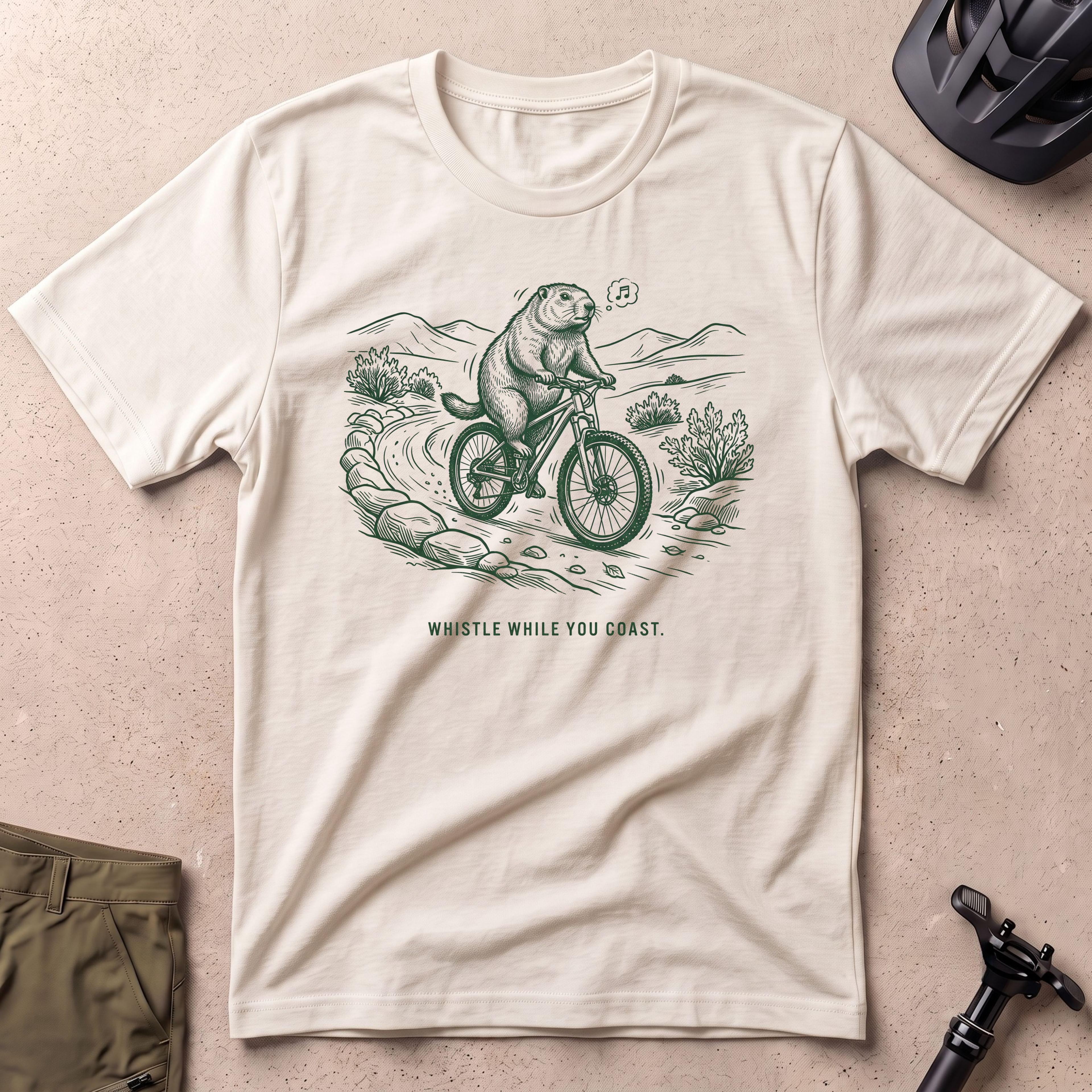 Whistle While You Coast T-shirt
