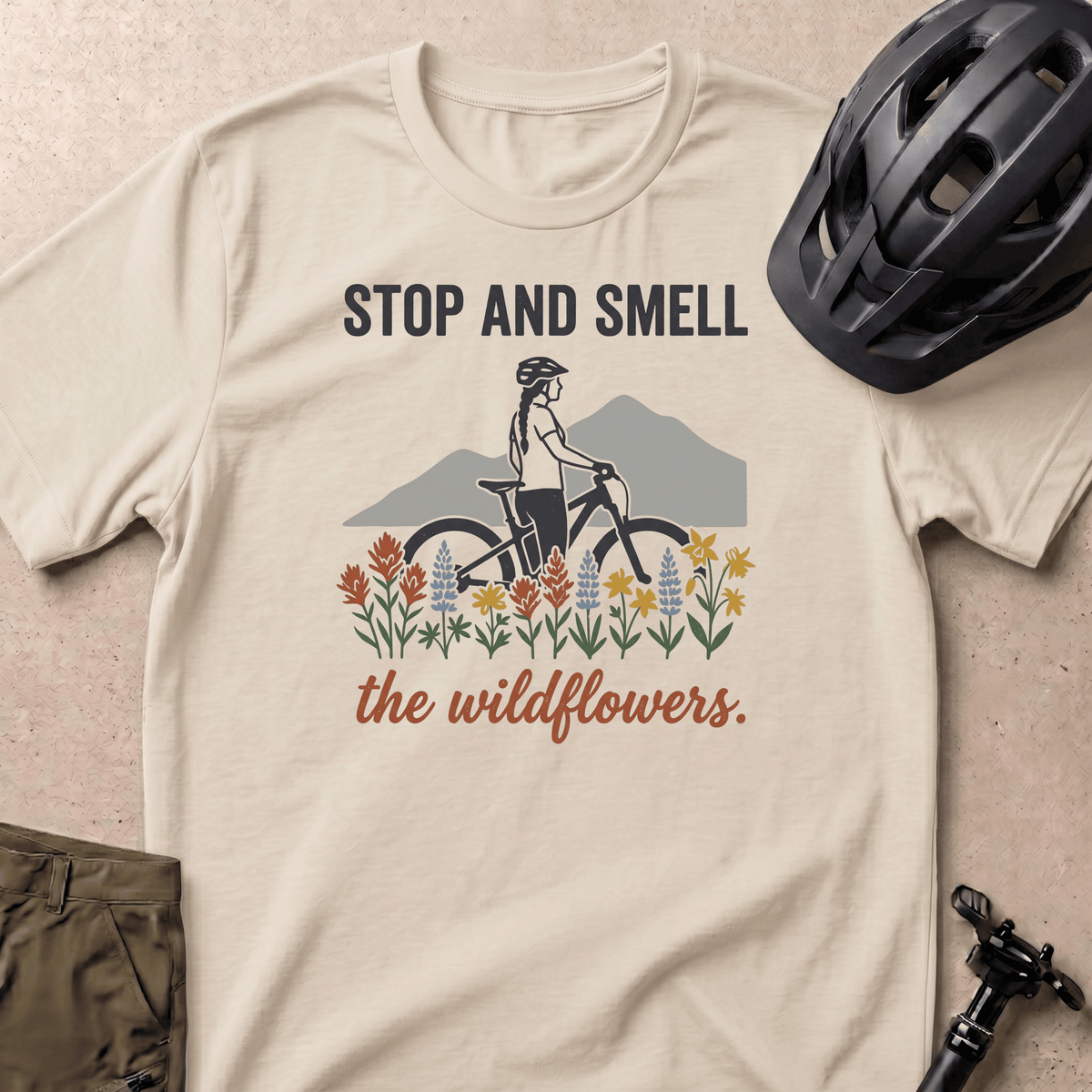Stop Smell Wildflowers T-shirt