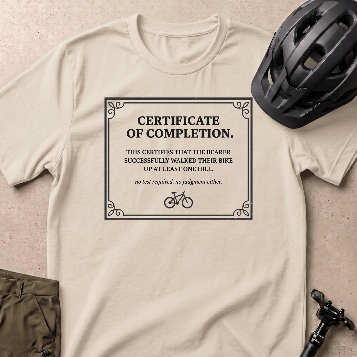 Certificate of Completion T-shirt