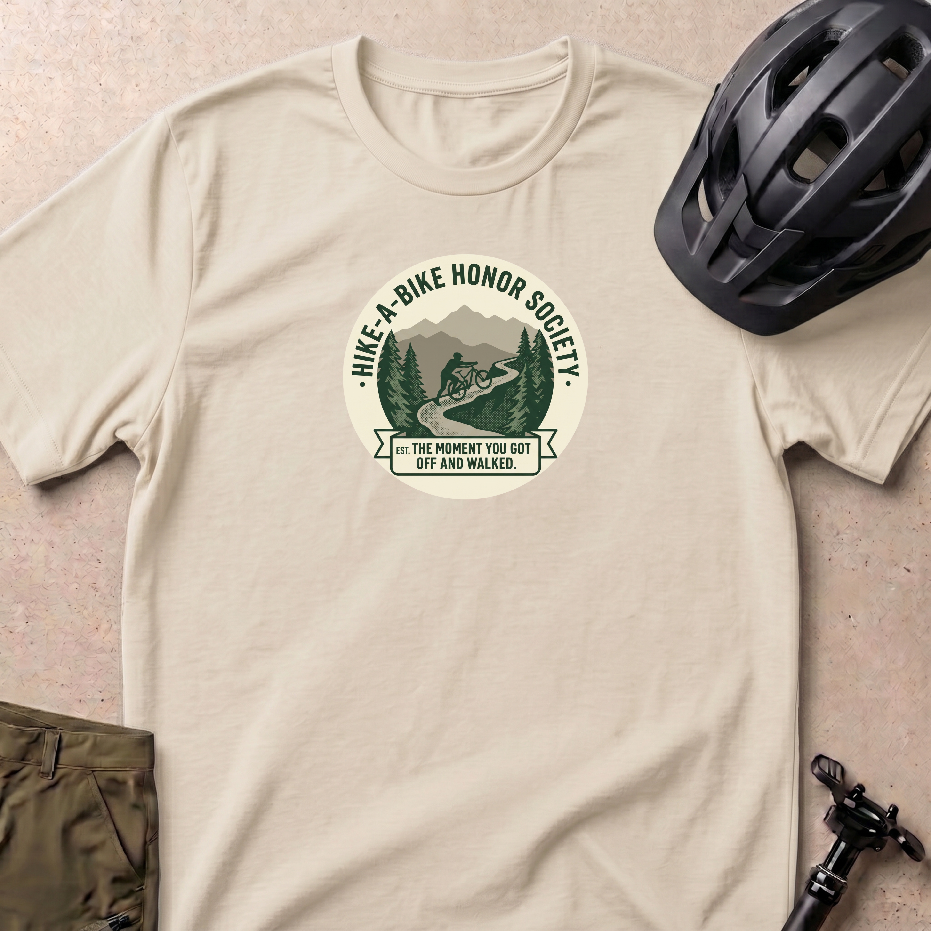 Hike-A-Bike Badge T-shirt
