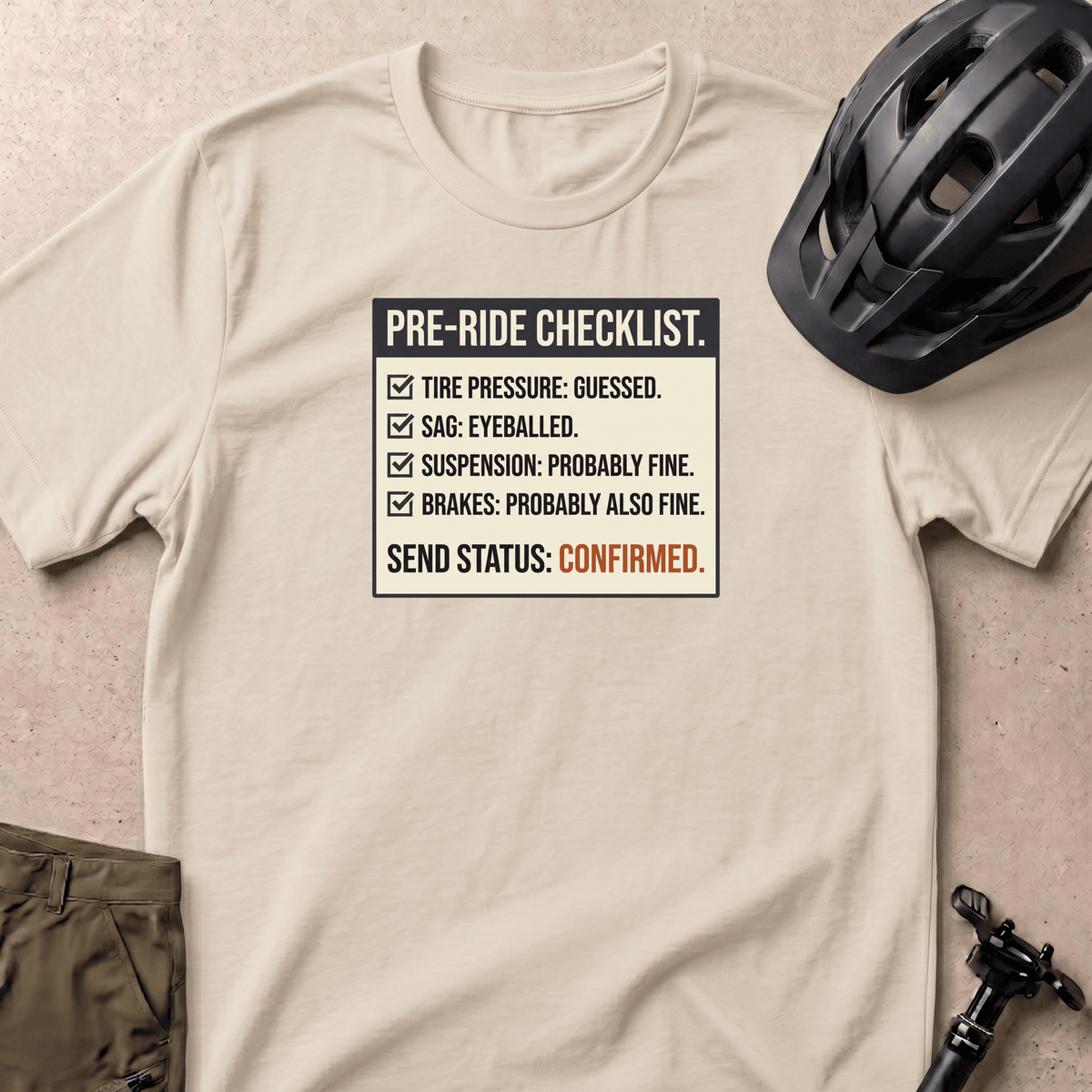 Pre Ride Checklist T-shirt