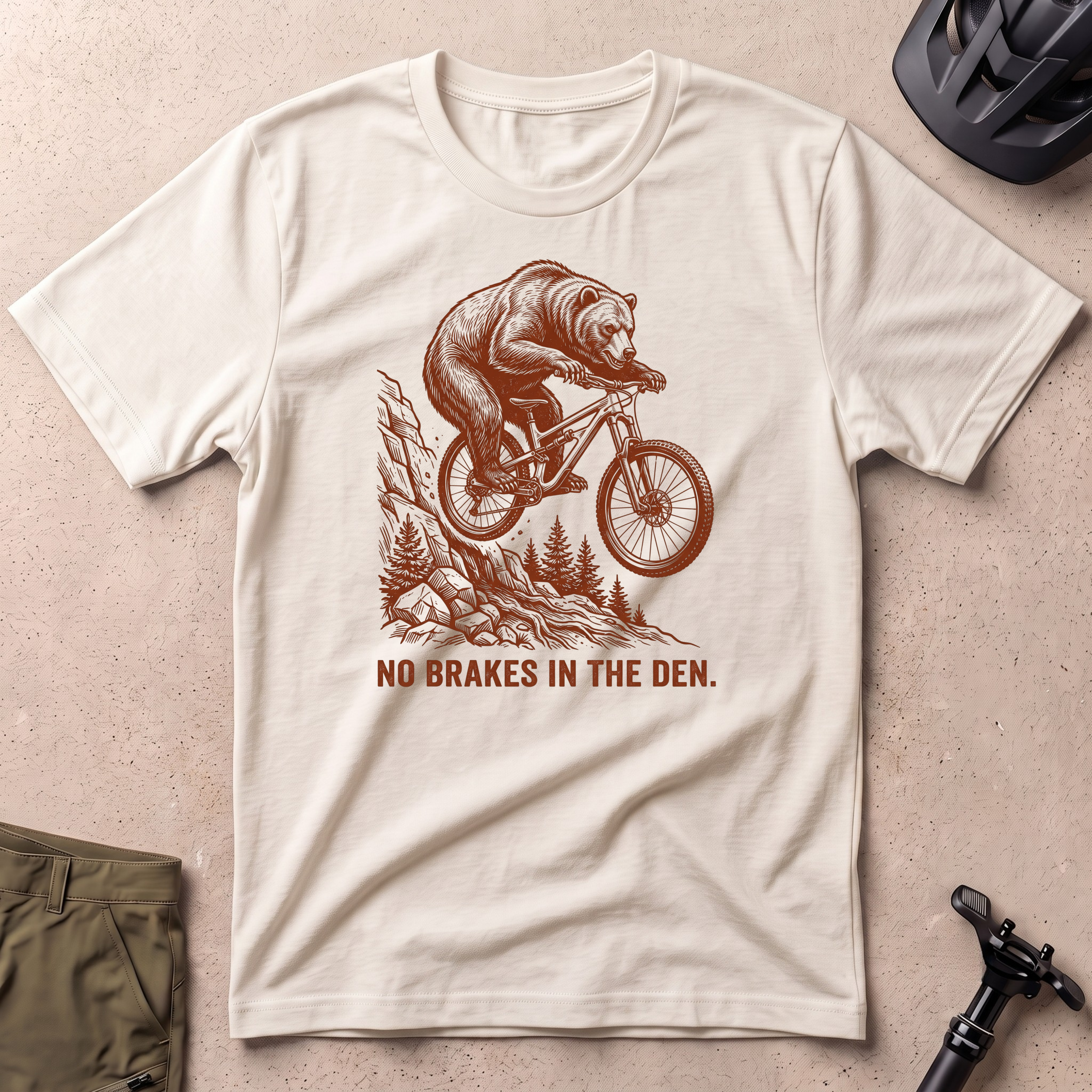 No Brakes In The Den T-shirt
