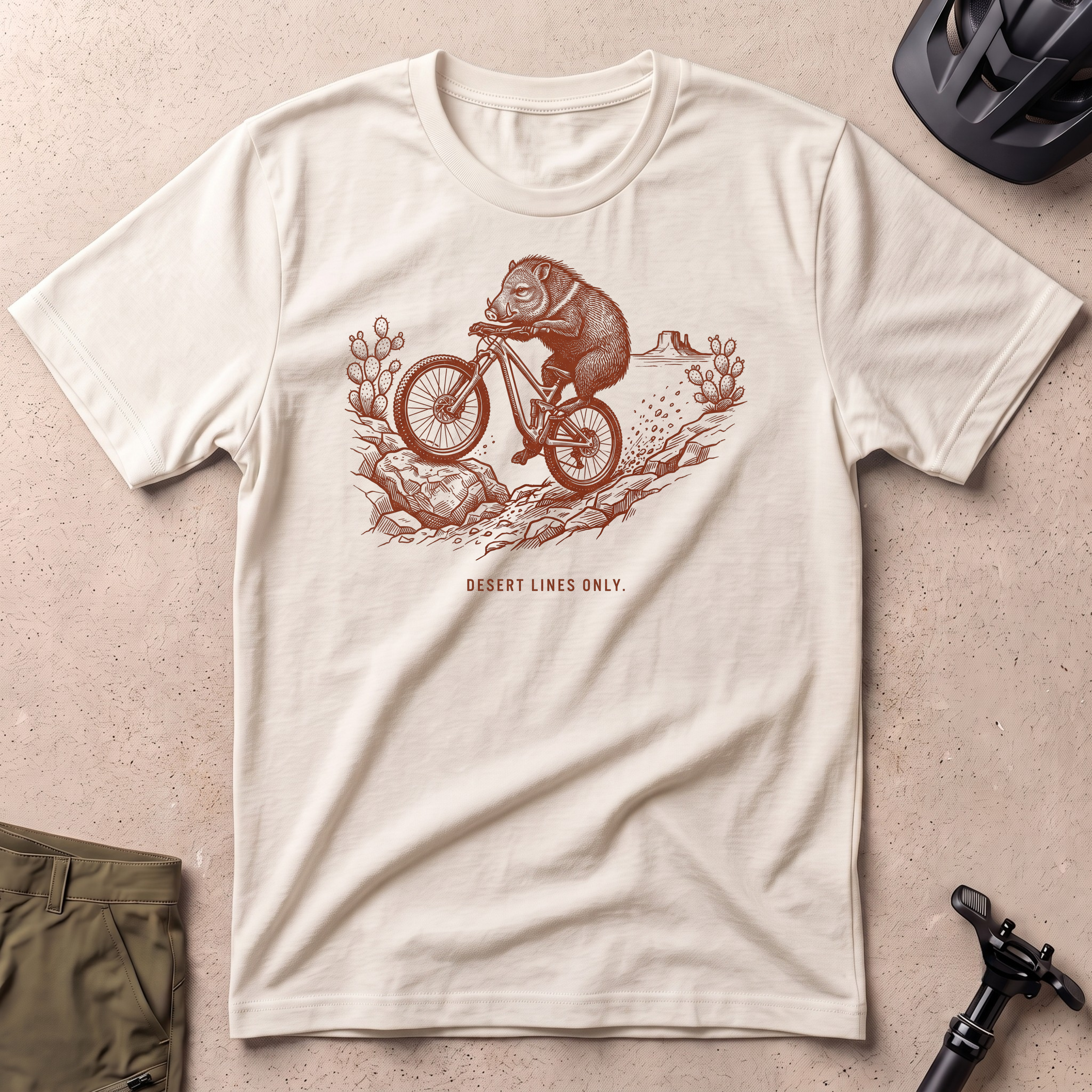 Desert Lines Only T-shirt