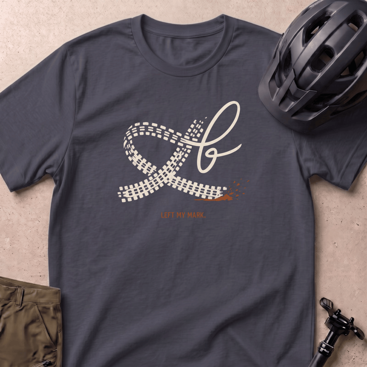 Left My Mark T-shirt - Navy