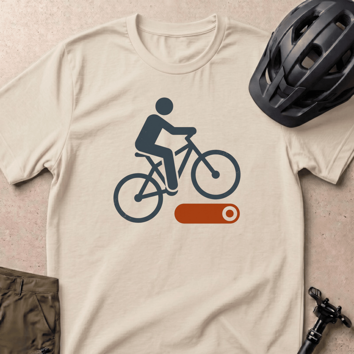 Log Hop T-shirt - Ivory