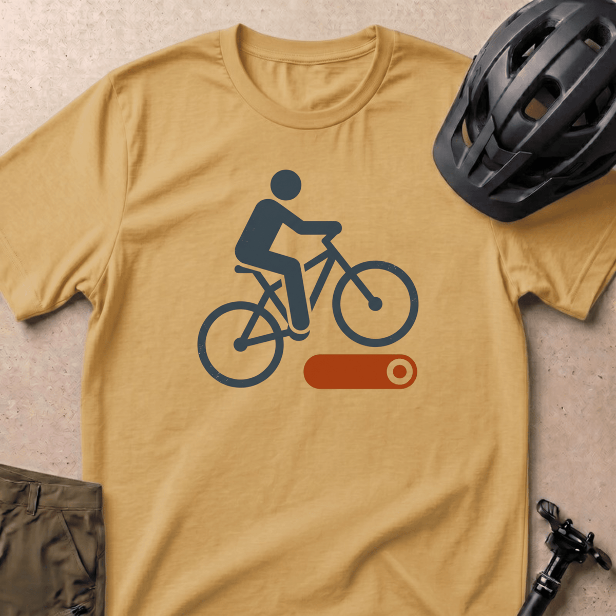 Log Hop T-shirt - Mustard