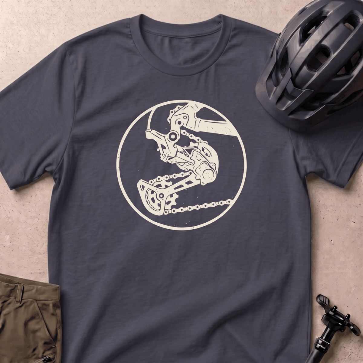 Long Cage T-shirt - Navy