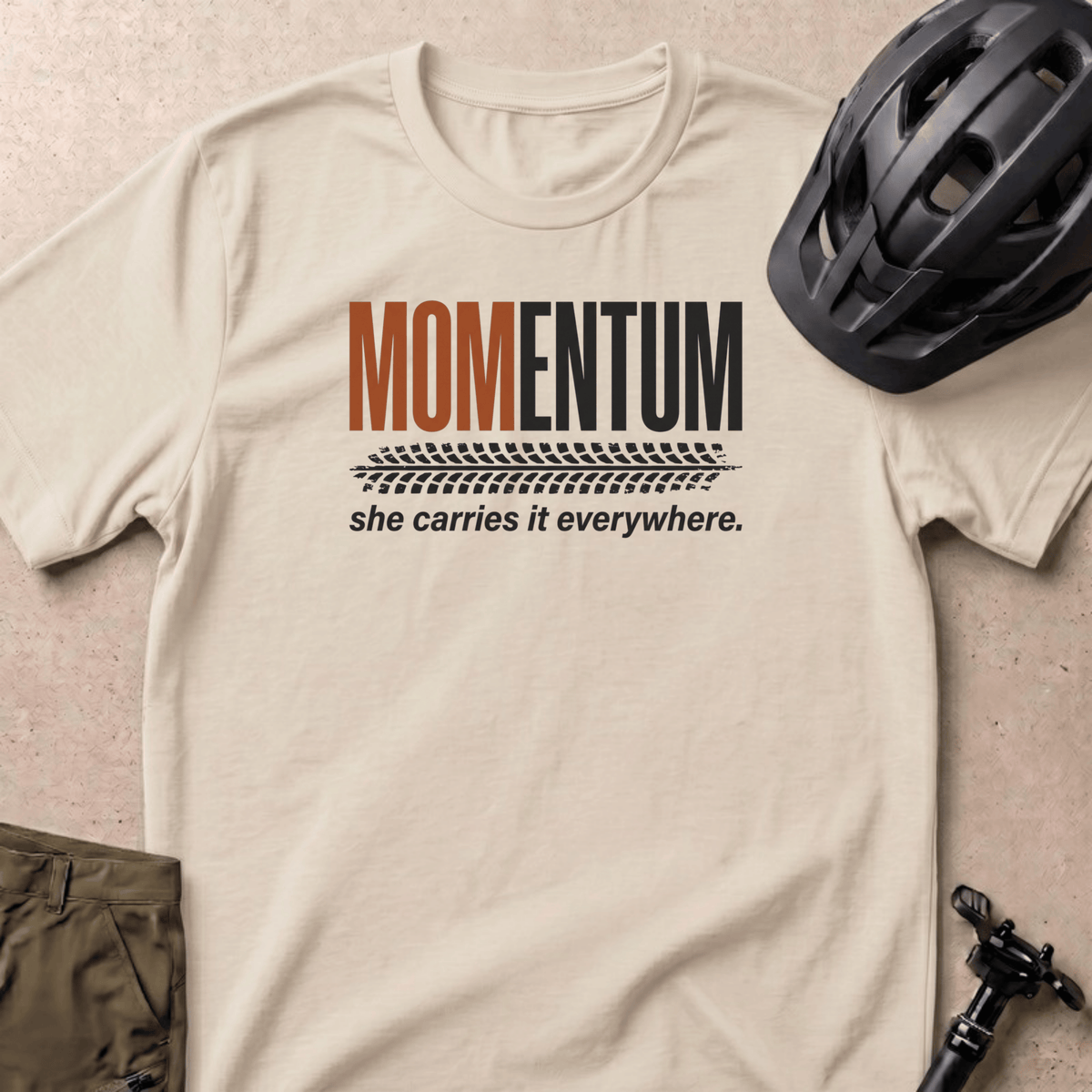 Mom-entum T-shirt - Ivory