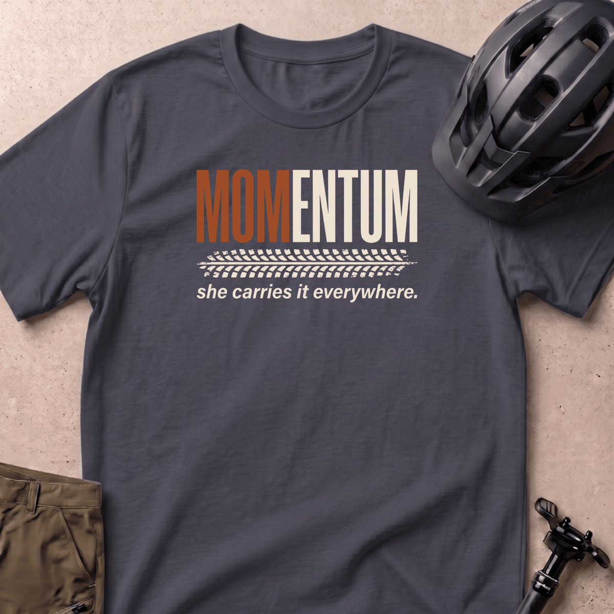 Mom-entum T-shirt - Navy