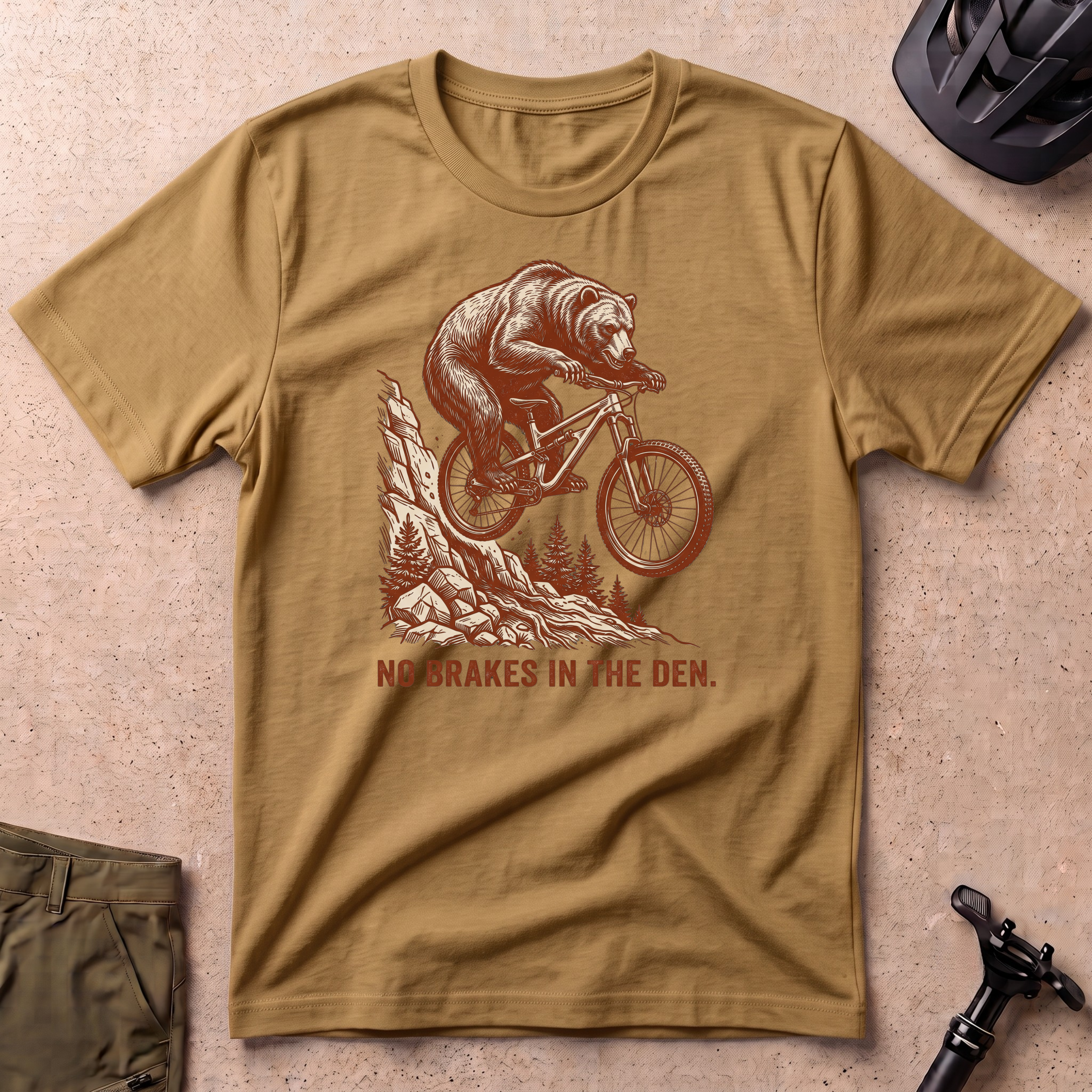No Brakes In The Den T-shirt