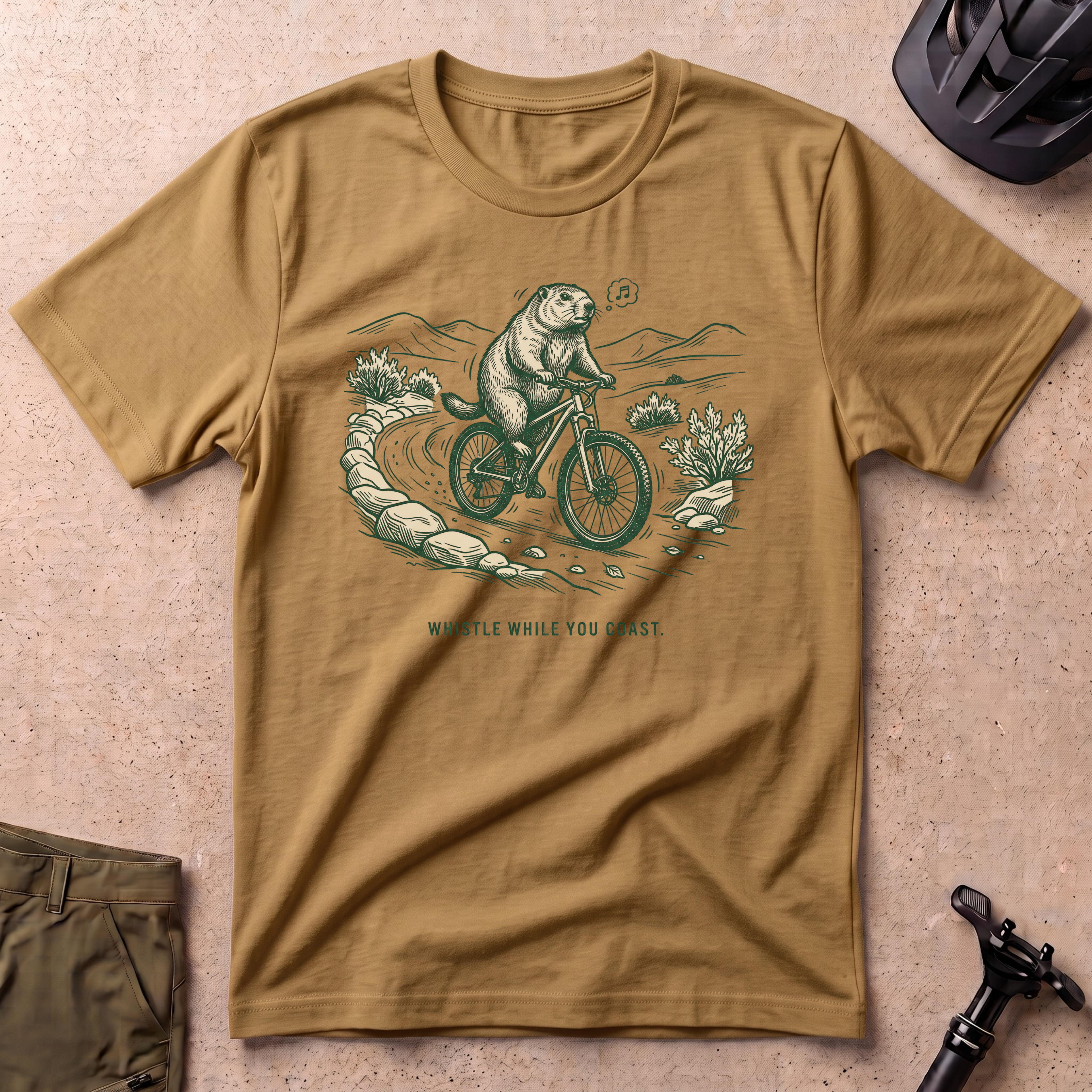 Whistle While You Coast T-shirt